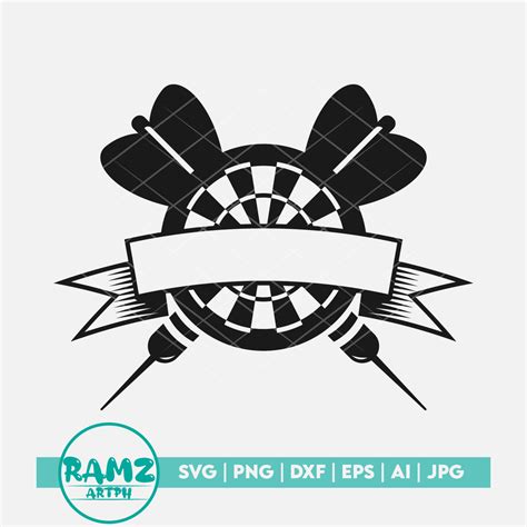 Darts SVG File Darts Logo 2 Dart Svg Darts Svg Dart Board - Etsy India