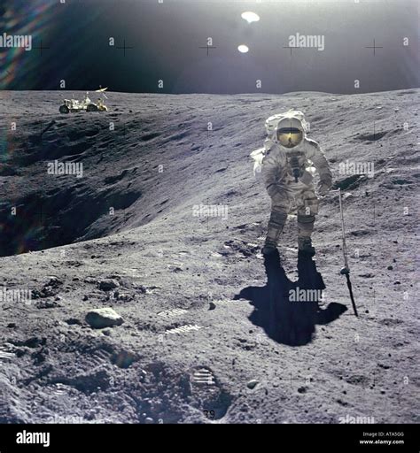 Apollo 16 astronaut Charles Duke Descarte Stock Photo - Alamy