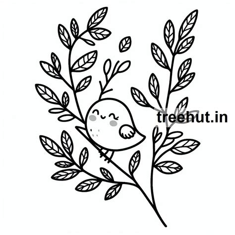 Branches Coloring Pages
