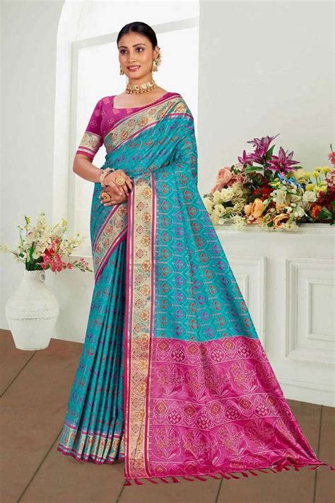 Bunawat Rajshahi Patola Vol-2 Patola Silk Saree Catalogue | Wholesale ...
