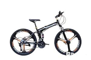 Buy Amaze Kai Bikes Foldable Mountain Bike, 21 Speed Gear, 6 Spoke ...