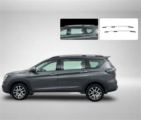 Auto Pearl Silver & Black Roof Rails Compatible with Maruti Suzuki XL6 ...