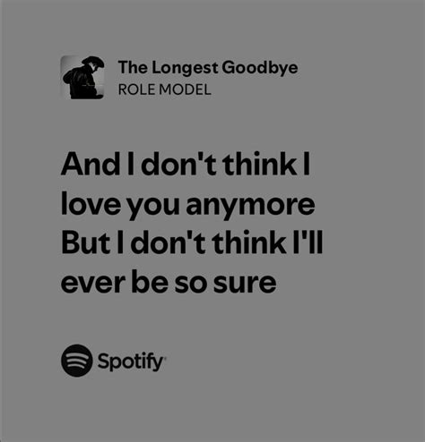 Best 13 Role model the longest goodbye lyrics – Artofit
