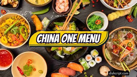 China One Menu With Prices (Updated) 2026