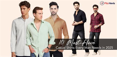 10 Must-Have Casual Shirts Every Man Needs in 2025
