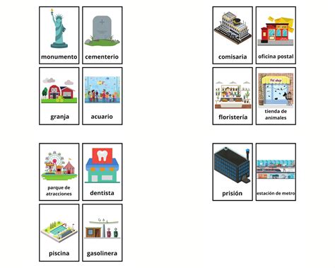 Spanish Places Vocabulary List at Shelley Morgan blog
