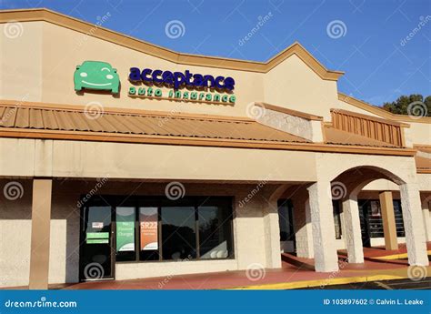 Acceptance Auto Insurance editorial photography. Image of cover - 103897602