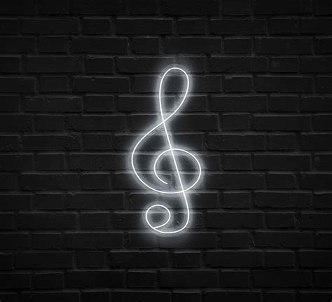 Music Note Neon Sign 的图像结果
