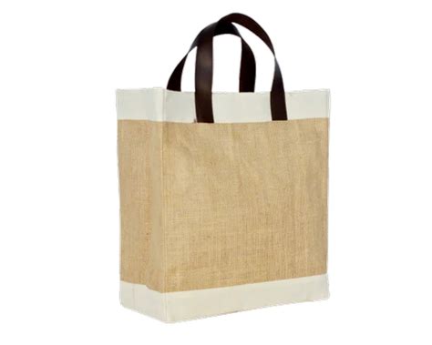 Jute Shopping Bags - Jute Shopping Bag With PU Handle Manufacturer from ...