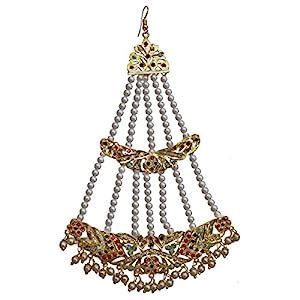 Buy Lucky Jewellery Designer Multi Color Gold Plating Layered Pearl ...