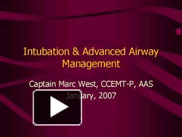 Image result for Intubation PowerPoint Presentation