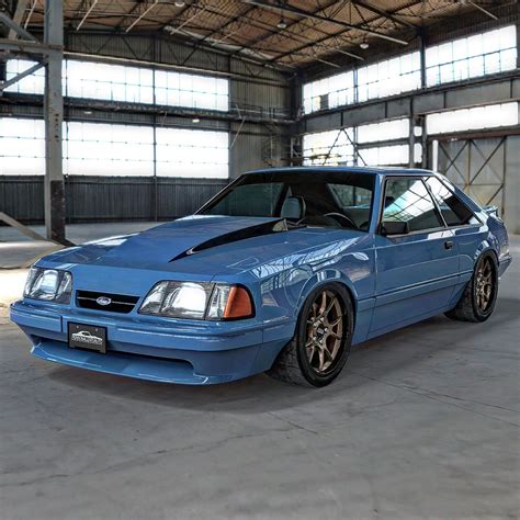 Blue Fox Body Mustang Convertible
