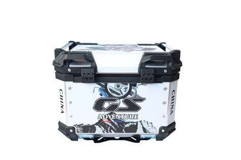 Aluminium 45 Litre Graphic White GS Adventure – GTR Pitstop