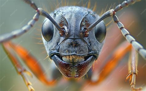 Premium Photo | Ant face close up Generative AI