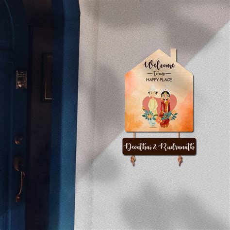 Hut With Couple Name Plate – ChitraChaya