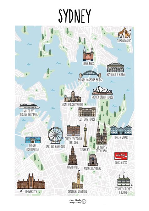 Free printable map sydney, Download Free printable map sydney png images, Free Worksheets on ...
