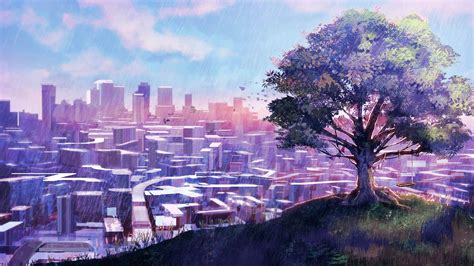 Anime Cityscape Wallpapers - Top Free Anime Cityscape Backgrounds ...