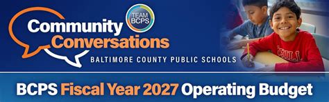 BCPS Fiscal Year 2027 Operating Budget Community Conversation at ...