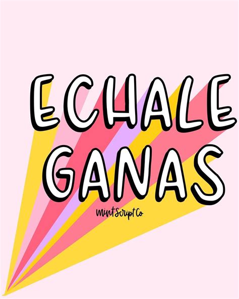 Emily | MintScript Co. on Instagram: “Echale ganas 🏻⁠ ⁠ Shop my site ...