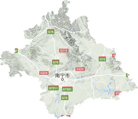 南宁市地图全图高清版下载-南宁市地图高清版2019大图 - 极光下载站