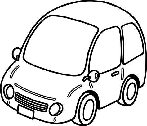 Car Coloring Clipart – Kids.PixArtly.com