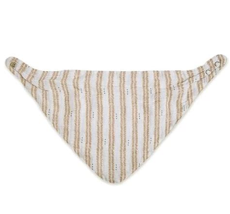 Crane Baby Ezra Collection Bandana Bib Set of 3,0Y+ Blue