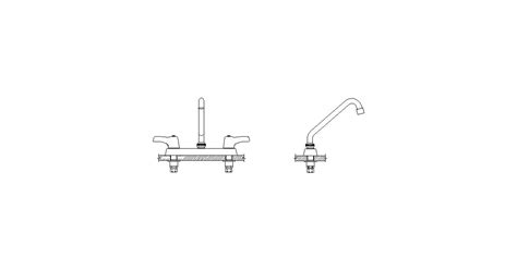 Delta 26C3233-S8 Double Handle 1.5GPM Ceramic Disc Kitchen Faucet with ...