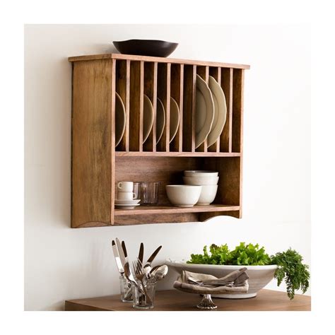 The Benefits Of Installing A Wall Mounted Kitchen Plate Storage Rack ...