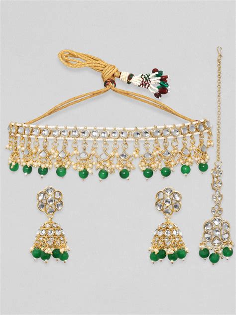 Shop Exquisite Maang Tikka Earring Sets at Rubans | Finest Collection