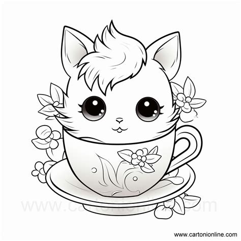 Unicorn Cat 37 coloring page