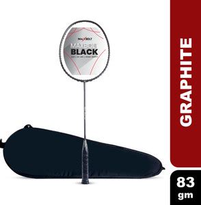 Maxbolt Black (Head Heavy | 30 LBS) Black Unstrung Badminton Racquet ...