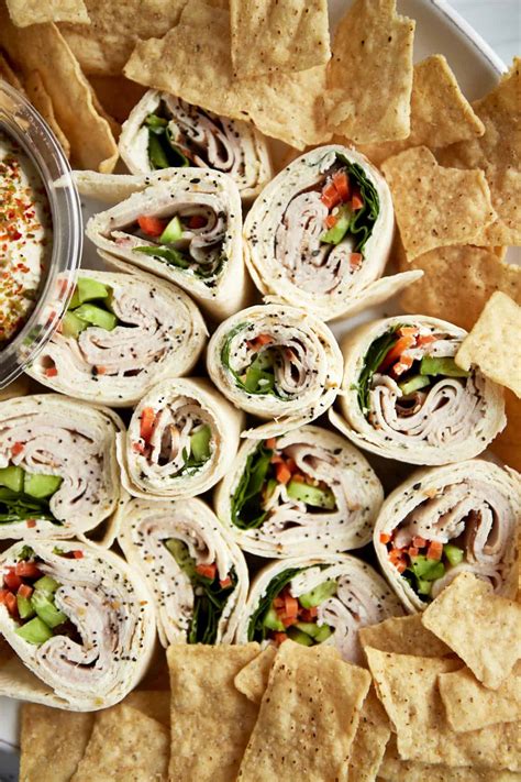 Easy Turkey Pinwheels Sandwiches - Food Dolls