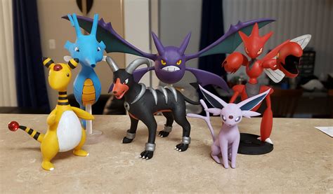 I've been modeling, 3D printing and painting my favorite Pokemon. Here ...