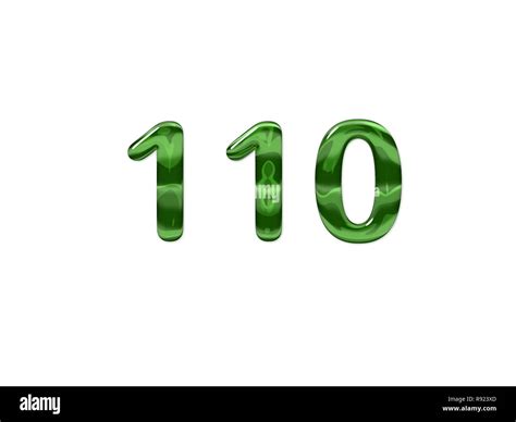 Birthday candle number 110 Royalty Free Vector Image