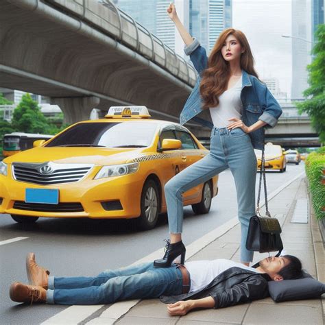 one way to hail a cab by slipper2000 on DeviantArt