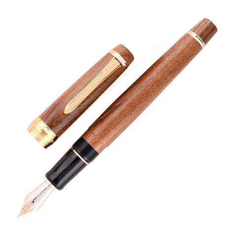 Pilot Custom Enju Wood Brown GT Fountain Pen – Penhance