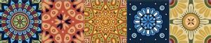 WALLDESIGN 120 inch Fractal Tile Border-For Cupboard,Panel,Cabinet ...