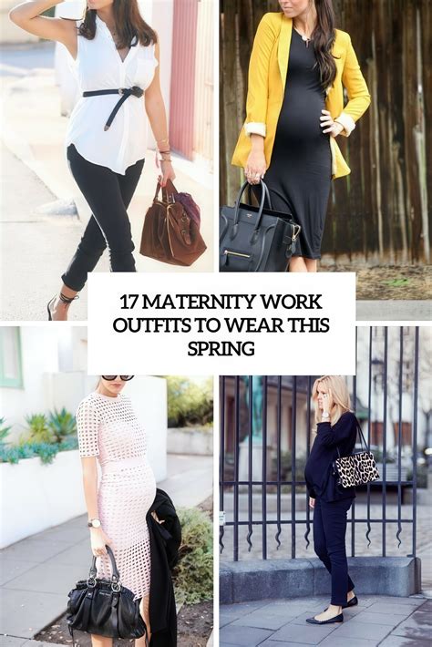 17 Maternity Work Outfits To Wear This Spring - Styleoholic
