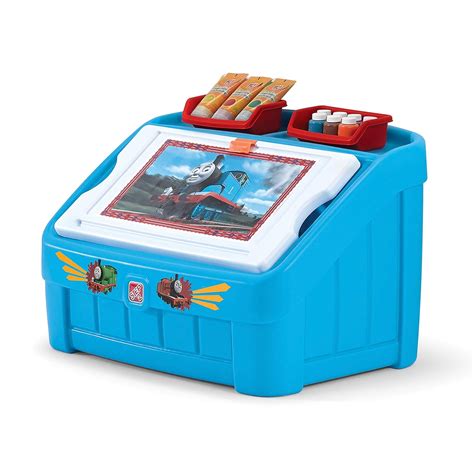 Buy Step2 Thomas The Tank Engine 2-in-1 Toy Box and Art Lid Online at ...