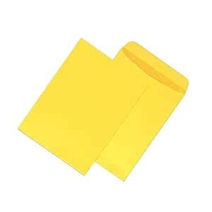 Laminated Envelope Yellow A4 Size 12” x 10” Business Envelopes Envelope ...