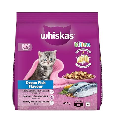 Whiskas Junior Mother Cat & Kitten (2-12 Months) Dry Cat Food, Ocean ...