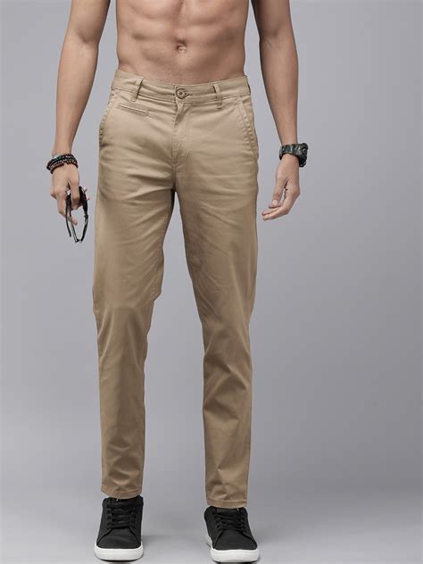 Roadster Men Budford Satin Stretch Chinos - Price History