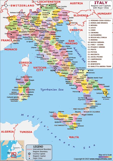 Detailed Map Italy 的图像结果