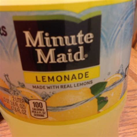 Minute Maid Lemonade Nutritional Information