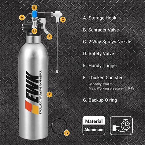 EWK Aluminum Refillable Aerosol Spray Can - India | Ubuy