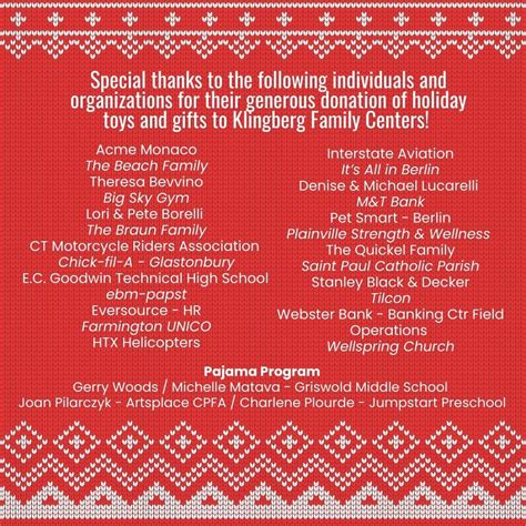 Can't thank our holiday donors and partners enough...THANK YOU ...