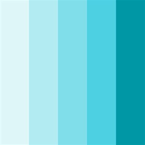 Light Teal Color Palette - ColorDrop