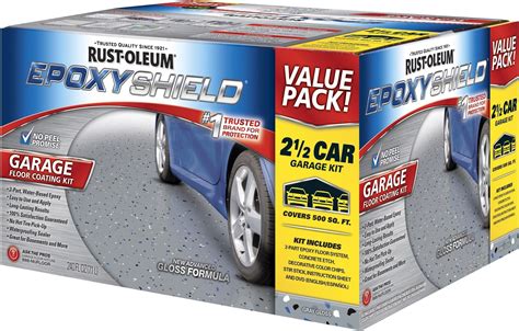 Amazon.com: Rust-Oleum 327081 EPOXYSHIELD Garage Floor Coating, 1 Car ...