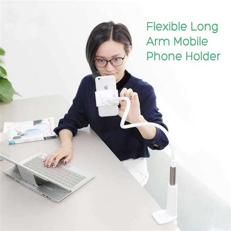 Rock ® Flexible 700mm Long Arm ABS Metal Electroplated Mobile Phone ...