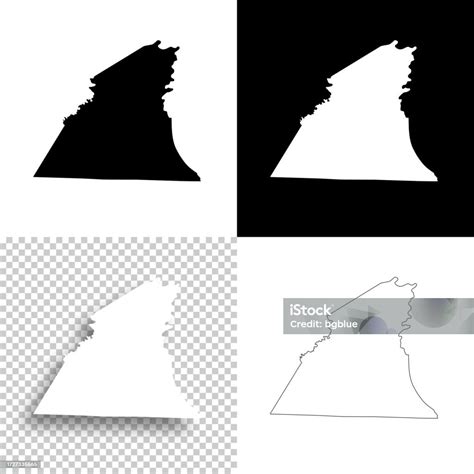 Mccreary County Kentucky Maps For Design Blank White And Black ...